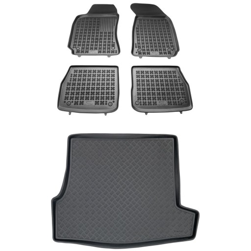 Комплект килимків і килимка в піддон для Skoda Superb I 2001-2008 р.в