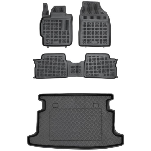 Комплект ковриков в салон и поддон Toyota Corolla X E140 E150 2006-2013 5 дверей