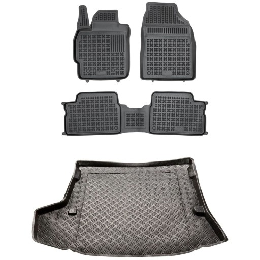 Комплект ковриков в салон и поддон Toyota Corolla X E140, E150 2006-2013 Седан