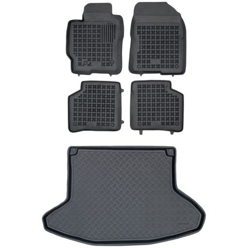 Комплект килимків і килимка в піддон для Toyota Prius II XW20 2003-2009 рр.