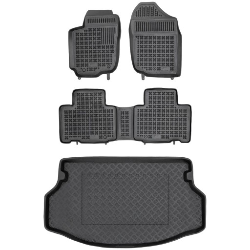 Комплект килимків і килимка в салон Toyota RAV4 IV 2015-2018 після рестайлінгу Hybrid