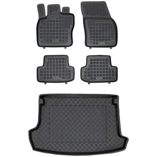 Комплект килимків і килимка в піддон для Volkswagen T-Roc з 2017 р.в., верхній пол