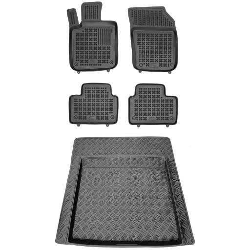 Комплект ковриков и коврик в поддон для Volvo S60 III с седана 2018 г.в.