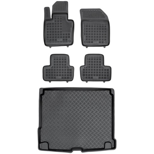 Комплект ковриков и поддон для Volvo XC60 II Hybrid 2018 г.в.