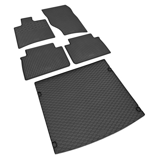 Комплект ковриков на AUDI Q7 5 мест с 2007 по 2015 г.в.