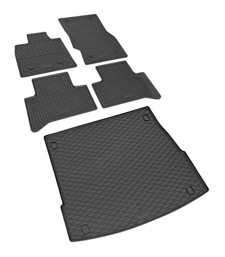 Комплект ковриков на Alfa Romeo Stelvio 2017/с 2020 г.в. - резиновые коврики