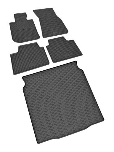 Комплект килимків для BMW 4 Coupe G22/G26 с 2020 - гумові килимки і килимок