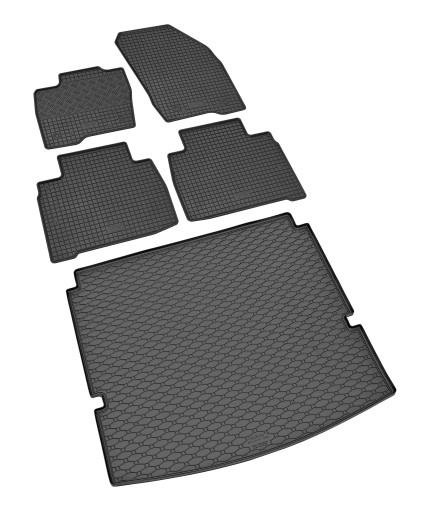 Комплект килимків для Форд Галаксі з 2015 | 5/7 сидінь 3 ряду складені