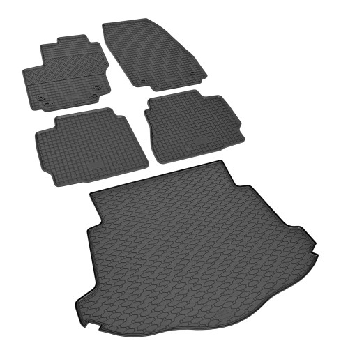 Комплект ковриков для Ford Mondeo Sedan 2007 г.в. | запасное колесо - коврики