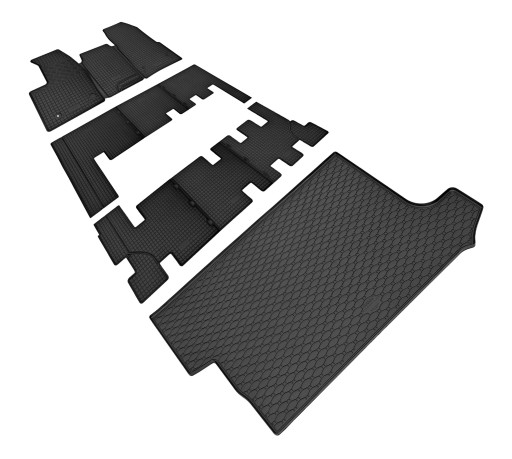 Комплект ковриков для Ford Transit Custom с 2018 г.в. Руководство | 9 мест Л2