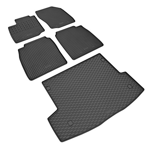 Комплект ковриков на Honda Civic Tourer 2012-2017 г.в. - резиновые коврики и