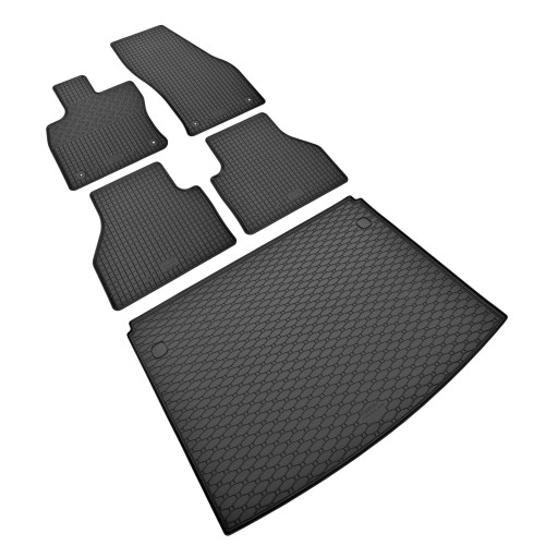 Комплект ковриков на VW Caddy 5 мест 2021 г.в.