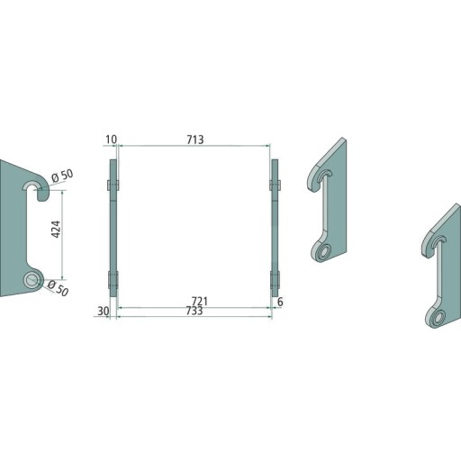 778755222 - Комплект випалених елементів для Ahlmann AZ 85