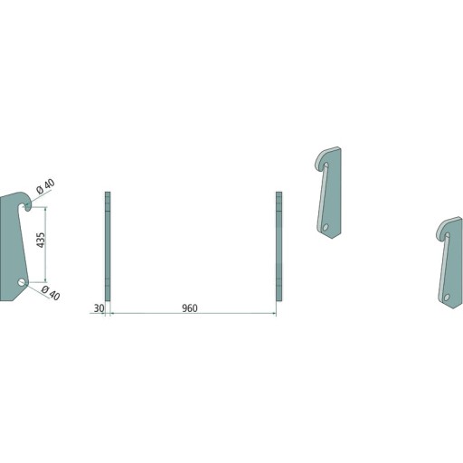 778755226 - Комплект випалених елементів для Kramer 880, Volvo L40, Zettelmeyer ZL 1001