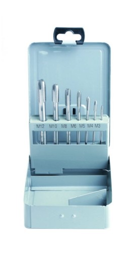 Набір кранів HSSE DIN 371/376 B M3-M12 Криптон