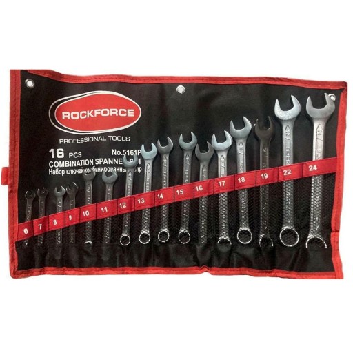 Набор ключей для комбинированных ключей 6-24мм, 16 шт.