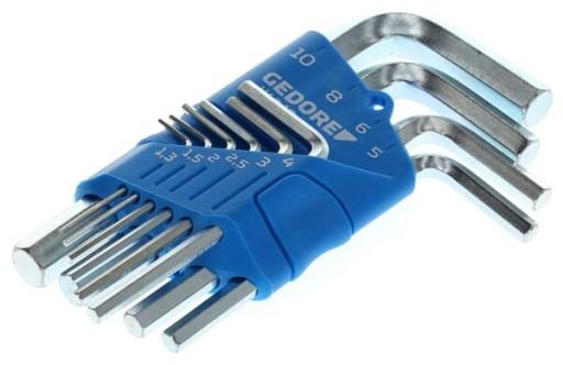 Набор шестигранных ключей 1,3-10мм 10 шт. SLH4210 Gedore