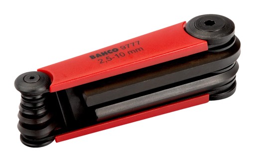 Набор шестигранных ключей в обойме 2,5-10 мм, 7 шт. BAHCO