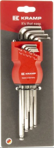 Набір подовжених шестигранних ключів 10 шт.