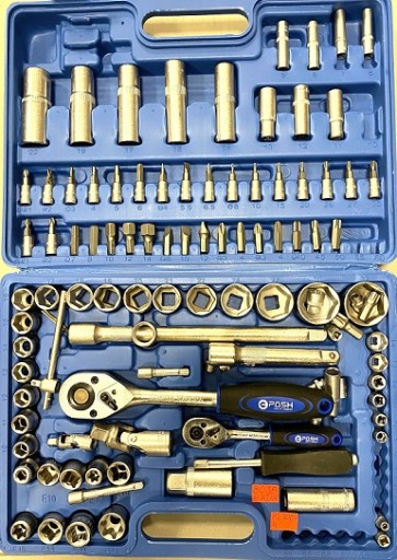 Набор торцевых ключей 108 el в чемодане 8038