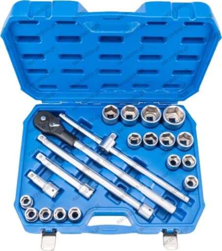 Набір торцевих ключів 21 інструмент 3/4