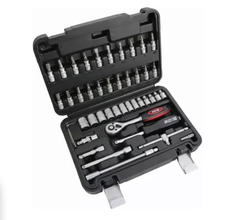 Набір торцевих ключів 46 шт. DEDRA CrV 17K046A