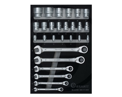 Набір торцевих і храпових ключів 1/4 BE