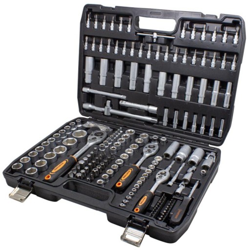 Набор торцевых ключей, чемодан для инструментов, 172 шт.