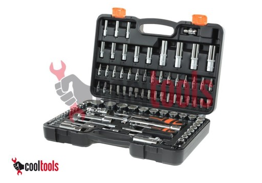 Набор торцевых ключей с храповым механизмом CORONA EXCLUSIVE Биты S2, 94 шт. Coro.