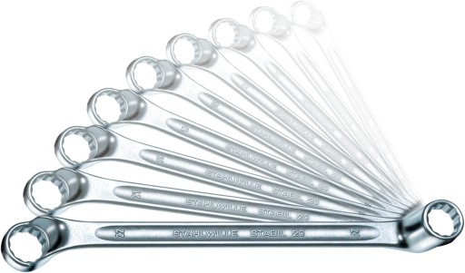 Набор накидных ключей изогнутых 6-32мм 10 шт.