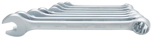 Набор ключей комбинированных прямых 10-24мм, 8 шт. ГЕДОРЕ