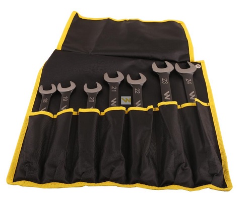 Набір комбінованих ключів з тріскачкою 7 шт