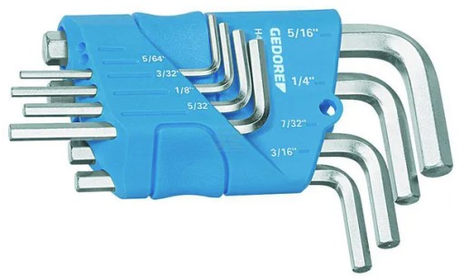 Набір шестигранних ключів Gedore з 8 предметів