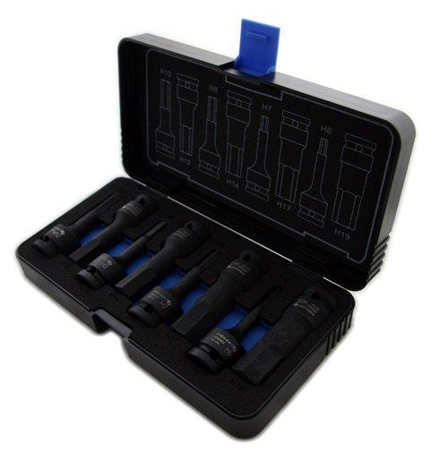 Набір шестигранних ударних ключів 8 шт., 1/2, CrMo. HT6R004