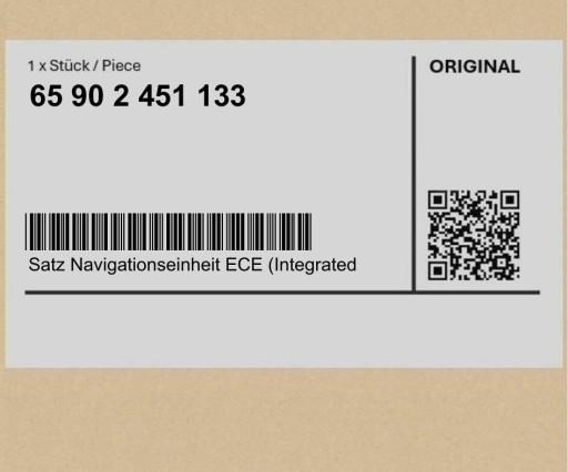 65902451133 2451133 ( INTRAD ) - Комплект навигационного компьютера ECE (Integrated Navi) для BMW 1 F20 F20 LCI F21