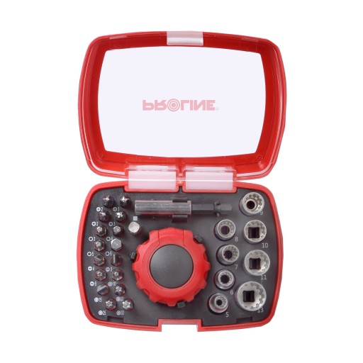 Набор насадок и розеток с грехом. и ручка, 27 шт. пролин