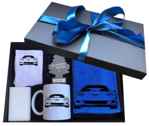 Набір кухлів для водія CORVETTE-подарункова коробка на день народження