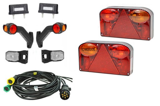 KPL321 - Набор ламп для трейлера FT-88 7-пин-7 млн. FT-69 FT-140 FT-16