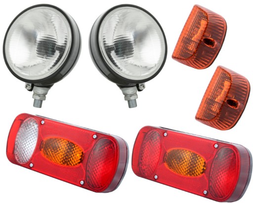 ZW-L3021 - Комплект передних и задних фонарей WAN с передней круглой лампой