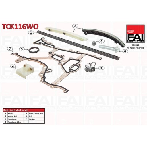 FAI-TCK116WO-ZS1 - Комплект цепи ГРМ Fai AutoParts TCK116WO