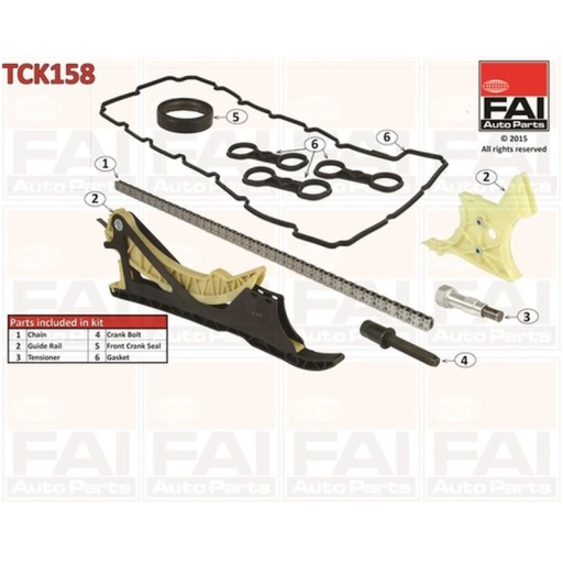 TCK158 - Комплект ланцюга ГРМ Fai AutoParts TCK158