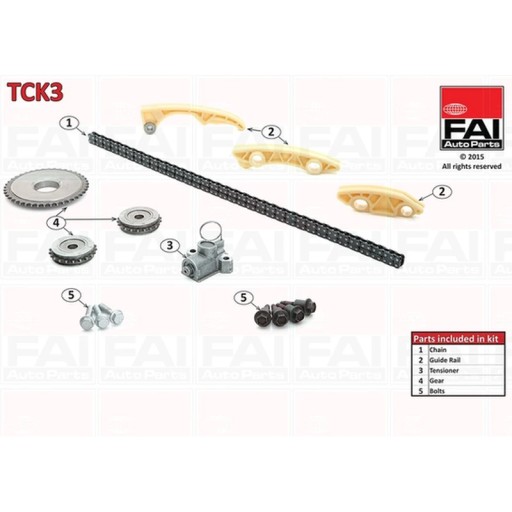 FAI-TCK3-ZS1 - Комплект цепи ГРМ Fai AutoParts TCK3