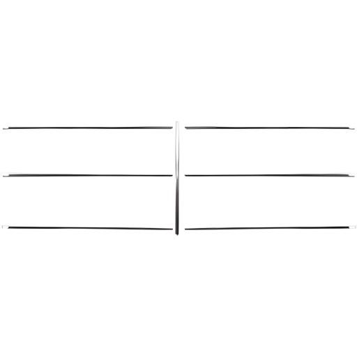 1640044 - Комплект декоративных/защитных полос Mercedes W126 280-500 80-91