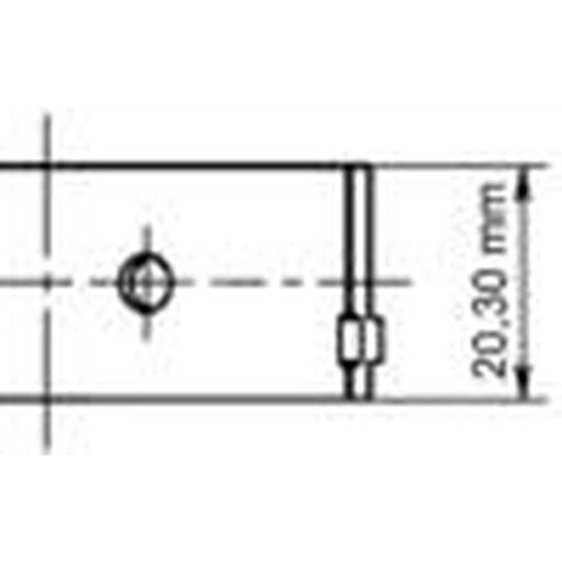 77268610 - Комплект підшипників шатуна KOLBENSCHMIDT 77268610