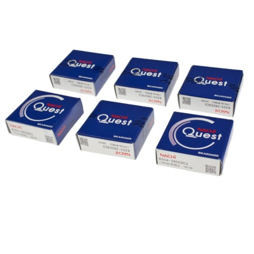 023011 - Комплект подшипников двигателя WSK125 B1 B3 - Nachi HQ Luz C3 - 6 шт.