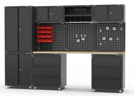 Комплект меблів для майстерні RMS BLACK 36 предметів / на піддоні
