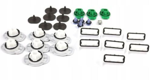 8W6898909 - Комплект кріплень затискачі запонки молдинги для порога Audi A5