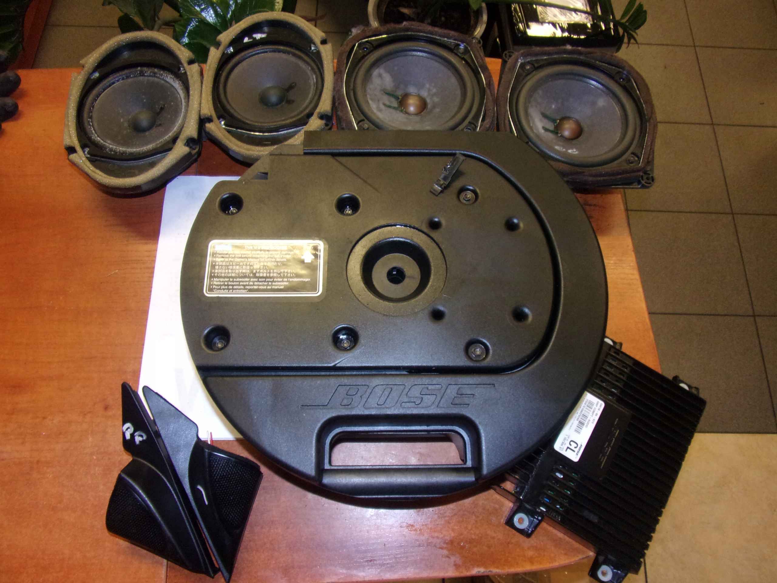 Акустический комплект Bose сабвуфер Mazda 6