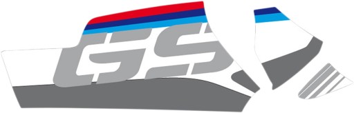 K46600 - Набор наклеек на рычаг управления Uniracing BMW R1200 GS