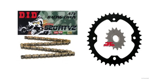 Did520atv-98-jtf1592,14-jtr1857,38 - Приводной комплект Yamaha YZF 700 RAPTOR DIDATV